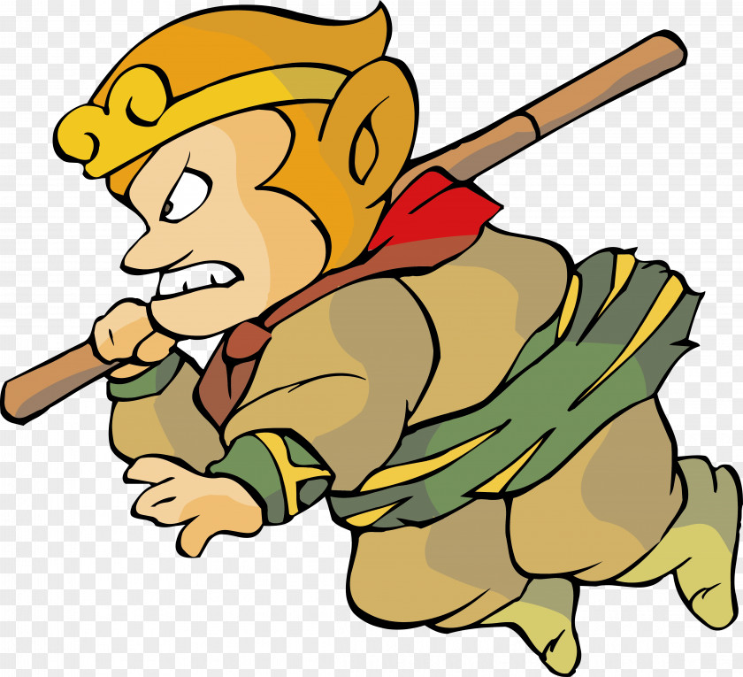 Cartoon Sun Wukong Goku Journey To The West PNG