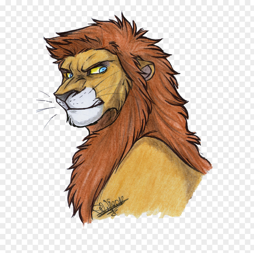 Clint Barton Lion Tiger Cat Cartoon PNG