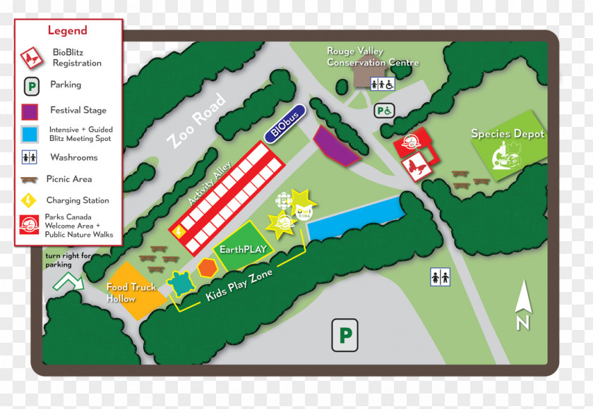 Map Rouge National Urban Park Toronto Zoo PNG