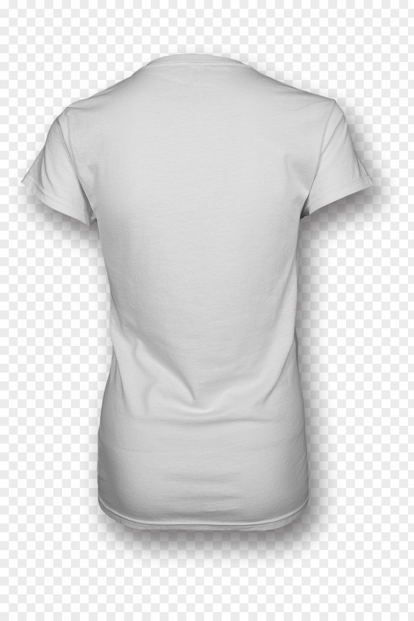 T-shirt White Shoulder Product PNG