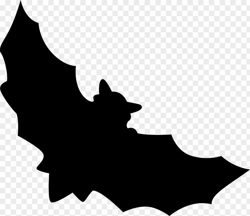 Blackandwhite Silhouette Halloween Bats Bat PNG