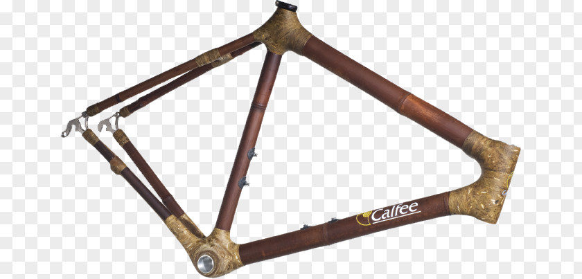 Flax Fiber Composite Bamboo Bicycle Frames Calfee Design PNG