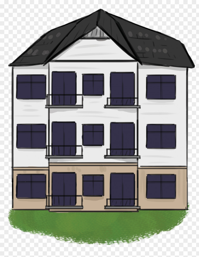 Roof Building Facade House Elevation Shed Purple PNG