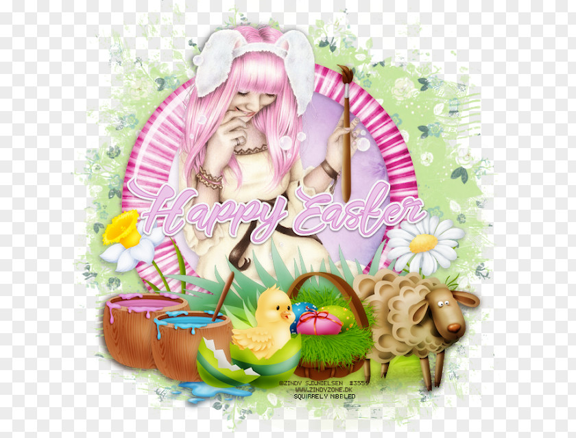 Spring Is Coming Easter Organism Pink M PNG