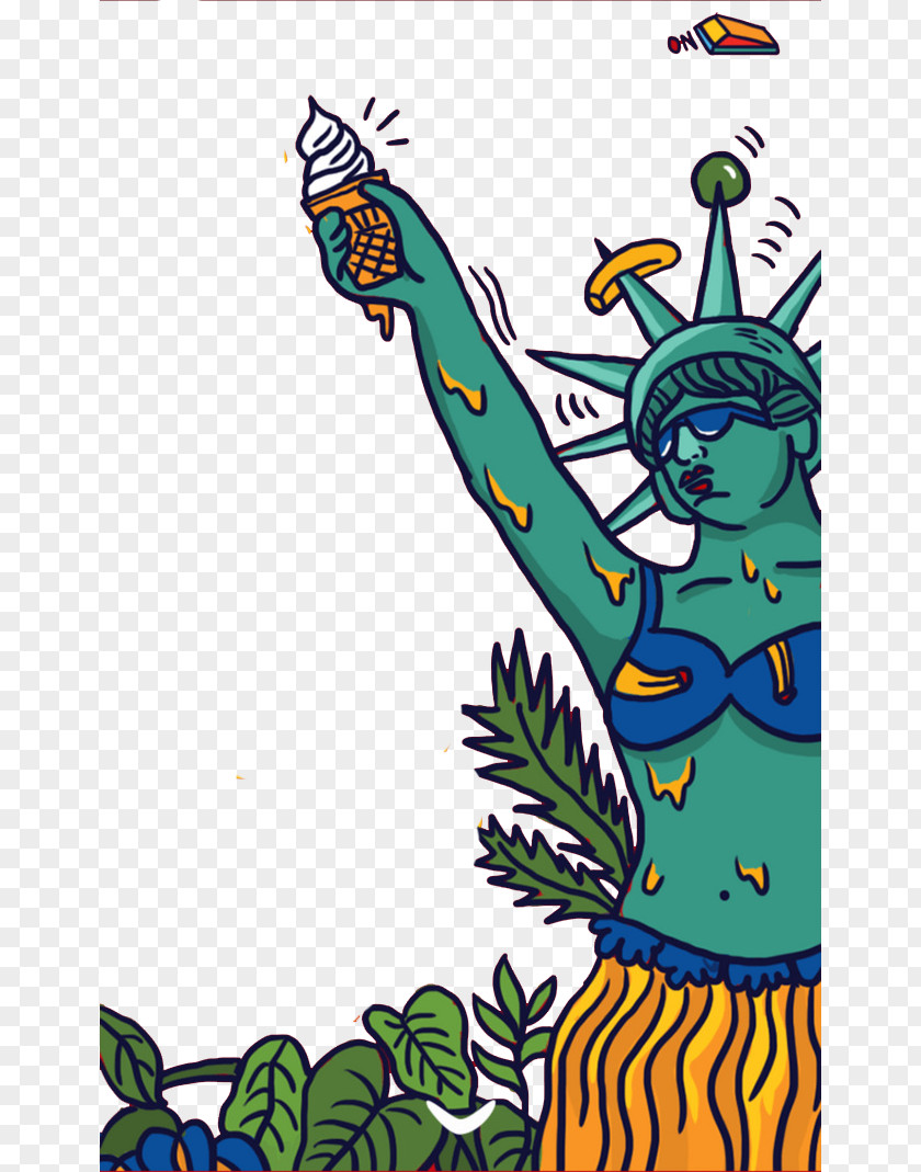 Statue Of Liberty Cartoon Clip Art PNG