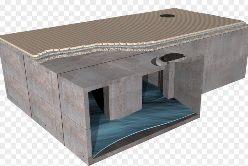 Water Storage Precast Concrete Stormwater Tank PNG