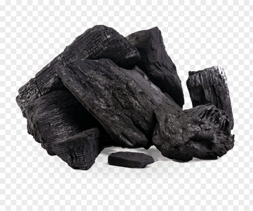 Wood Charcoal Activated Carbon Briquette PNG
