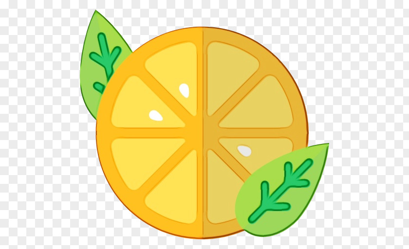 Plant Symbol Yellow Leaf PNG