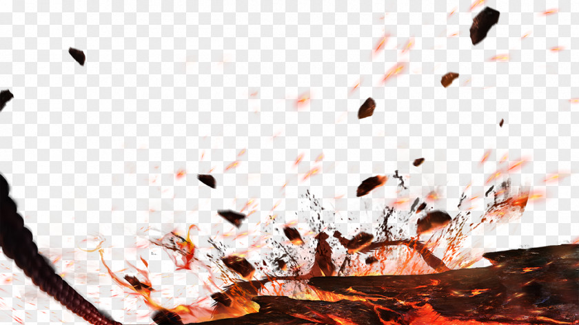 Splashing Stone Magma Download Euclidean Vector PNG