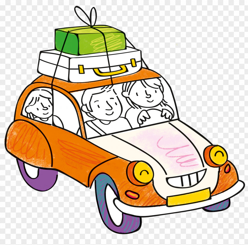 Car Child Vacation Game Drawing PNG