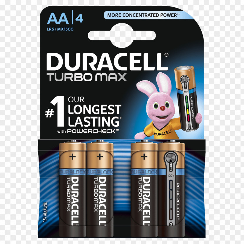 Duracell AAA Battery Alkaline Charger PNG
