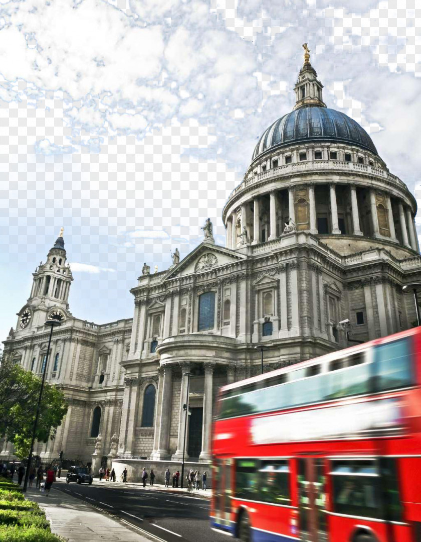 London, St. Paul's Cathedral Photos St River Thames Big Ben Millennium Bridge, London Prague PNG