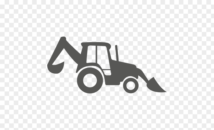 Planes Backhoe Loader Tractor PNG