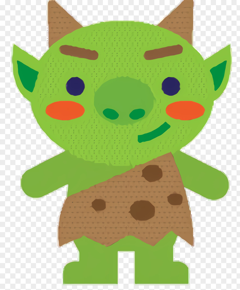 Animation Whiskers Troll Green PNG