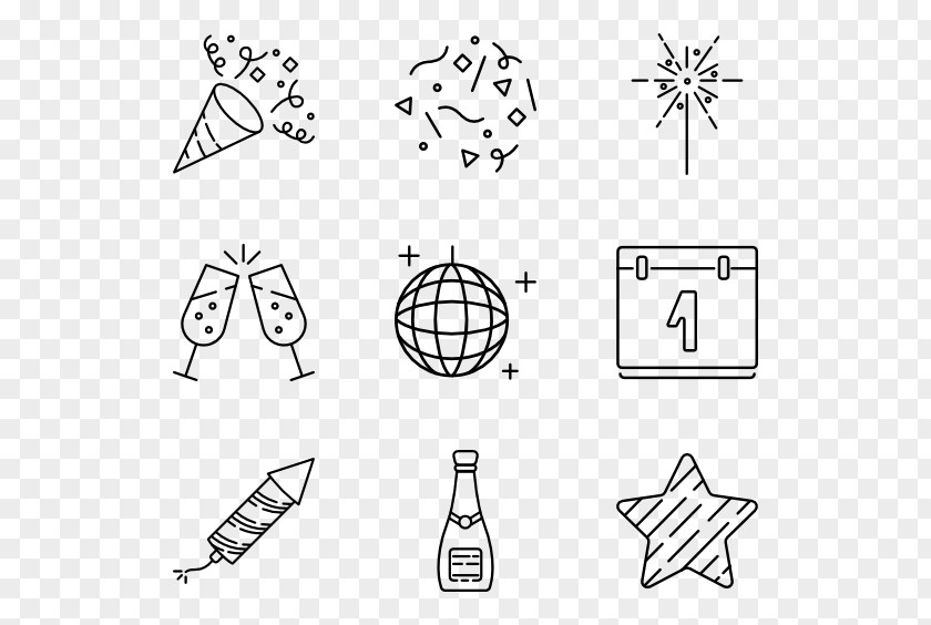 New Year's Day Vector Material Free Image Computer Icons Eve Party PNG