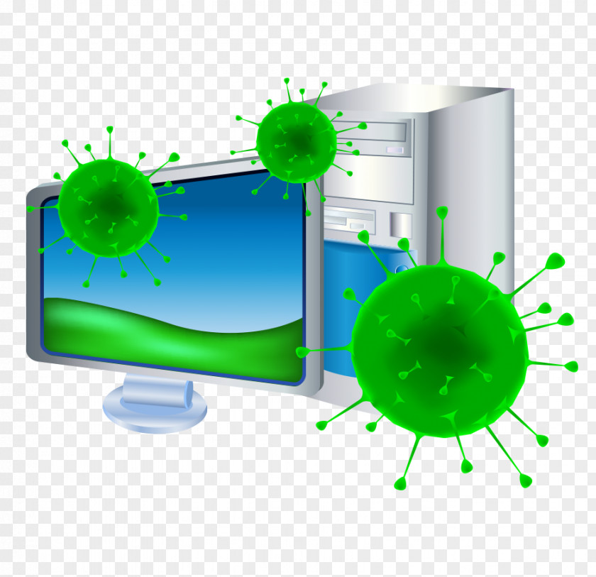 Blue Technology Network Virus Computer Ransomware PNG