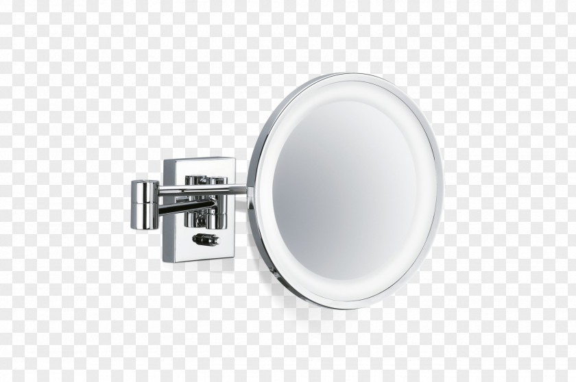 BS 40 PL/V Wandkosmetikspiegel BeleuchtetCosmetics Decorative Material Mirror Bathroom Silver Magnifying Glass Decor Walther PNG