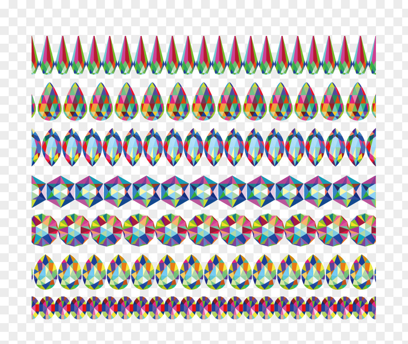 Color Diamond Lace Pattern PNG