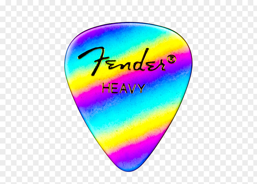 Guitar Picks Fender 351 Shape Premium Musical Instruments Corporation Rainbow Plectrum PNG