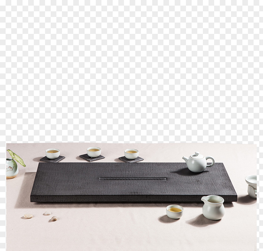 Natural Stone Kung Fu Tea Tray Icon PNG