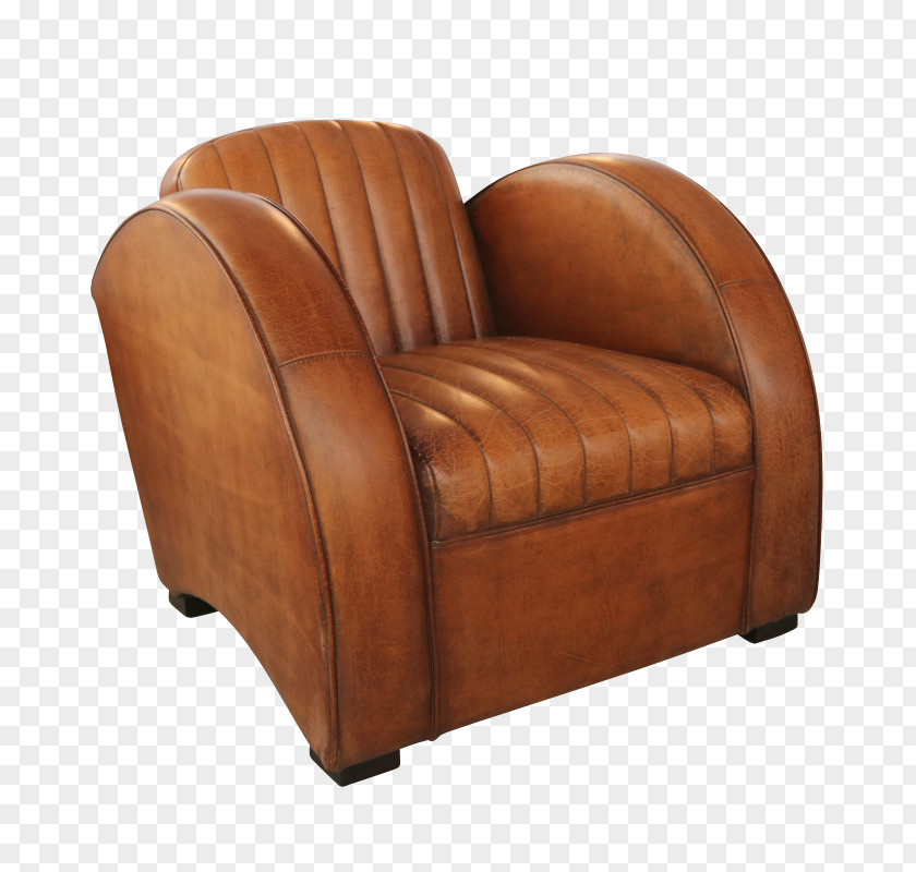 Retro-furniture Club Chair Leather PNG