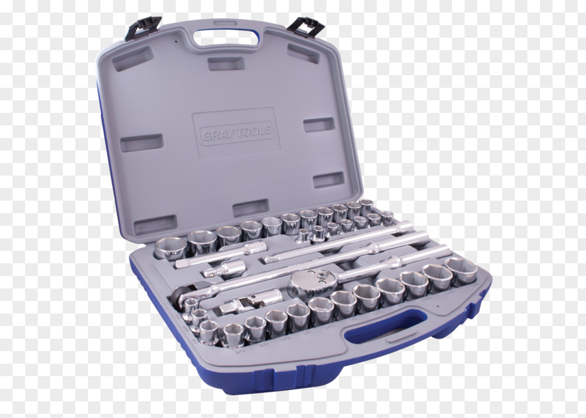 Socket Wrench Hand Tool Set Inch PNG