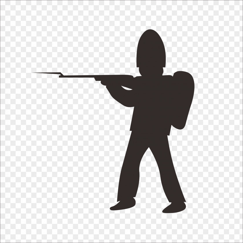 Soldiers Cartoon Silhouette PNG