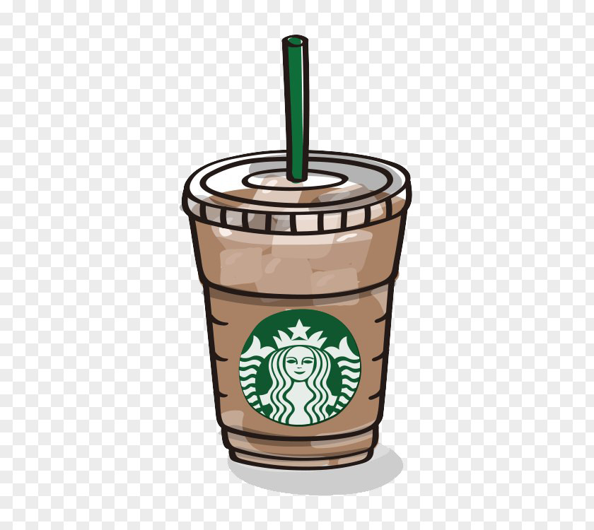 Summer Driving Ribbon Starbucks Coffee Drawing Cup Frappuccino PNG