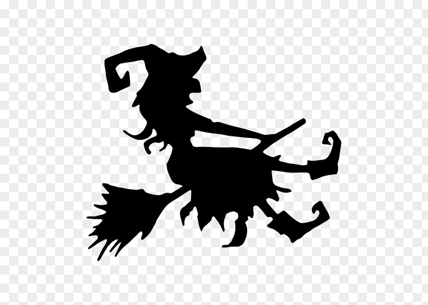 Wing Stencil Witch Cartoon PNG