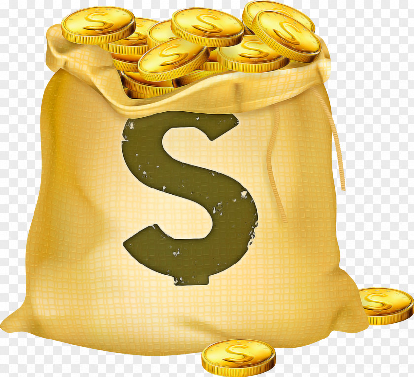 Yellow Money Currency Coin PNG