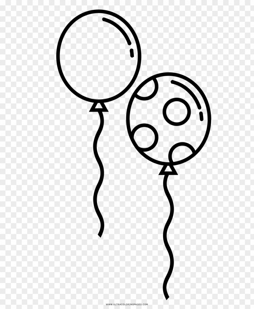Balloon Speech Black And White Clip Art PNG