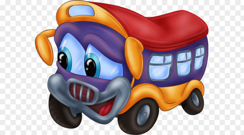 Cartoon Car Transport Illustration PNG