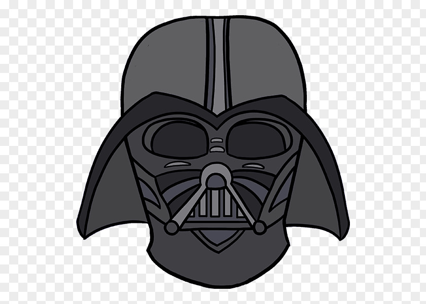 Darth Vader Helmet Anakin Skywalker Star Wars: The Clone Wars Drawing R2-D2 Cartoon PNG