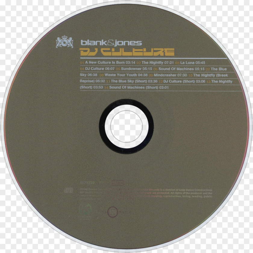 Dj Artist Compact Disc DJ Culture Blank & Jones DJs, Fans Freaks (D.F.F.) Jockey PNG
