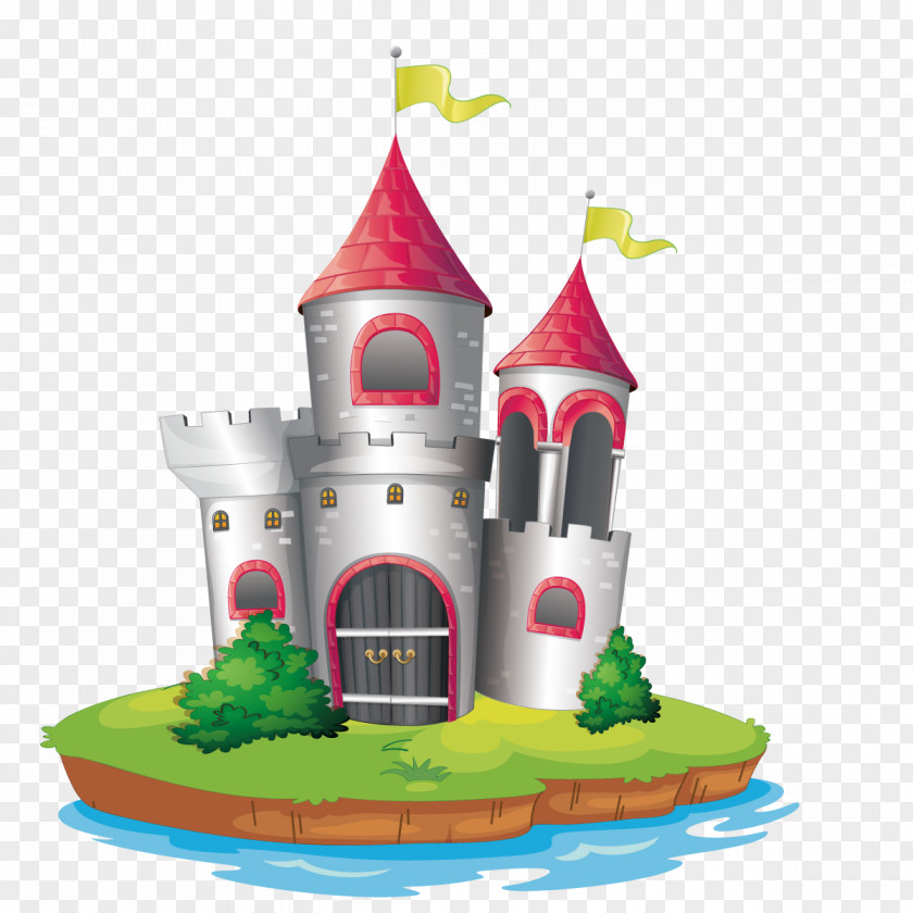 Vector White Castle Age Of Enlightenment Illustration PNG
