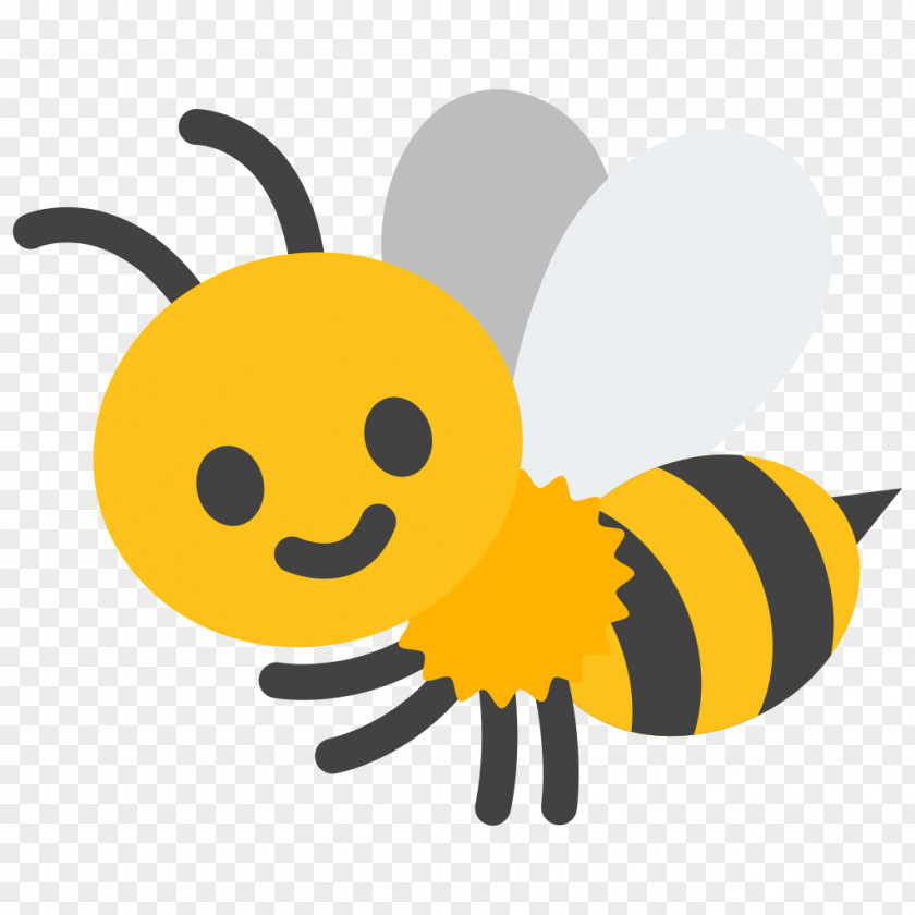 Bee Emojipedia Android IPhone PNG