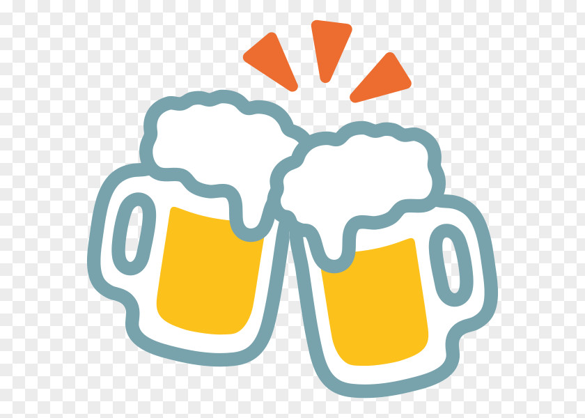 Beer Glasses Mug Emoji PNG