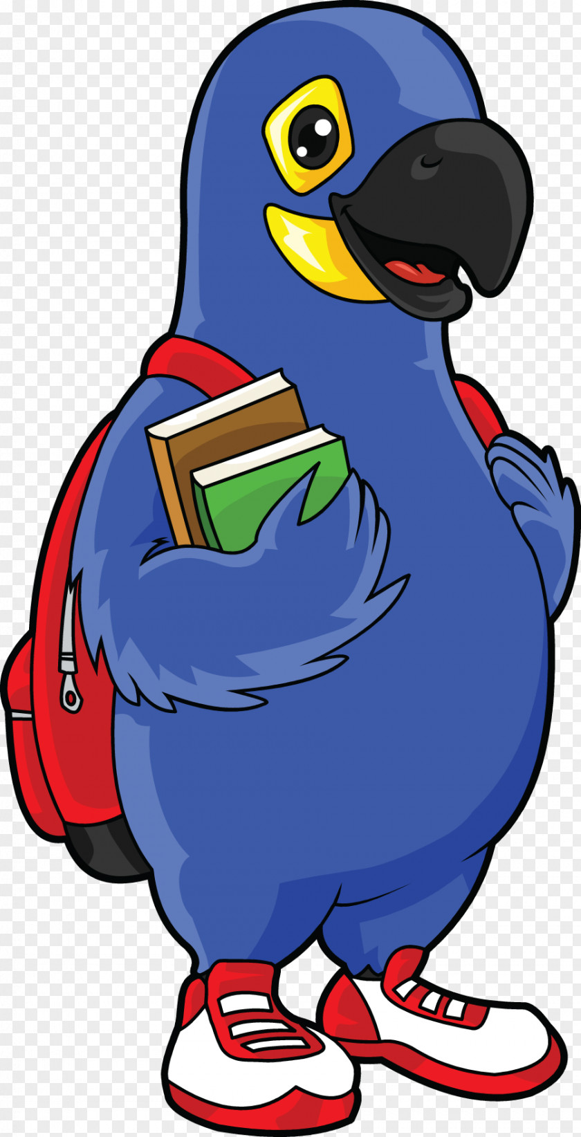Blue Parrot Spanish Schoolhouse Periquito Azul Language Immersion PNG