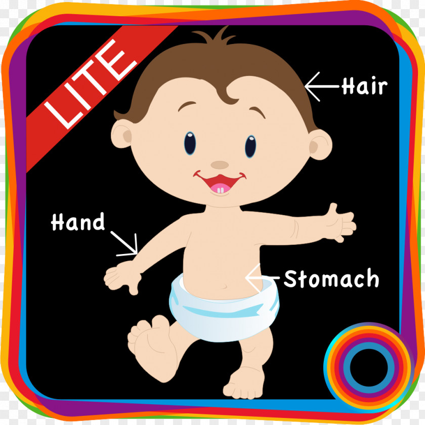 Body Parts Human Worksheet Learning Android PNG