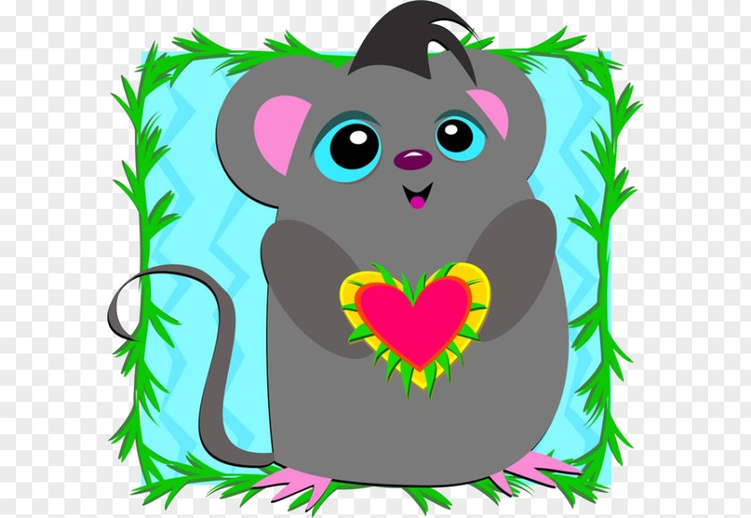 Cartoon Mouse Love Computer Photography Illustration PNG
