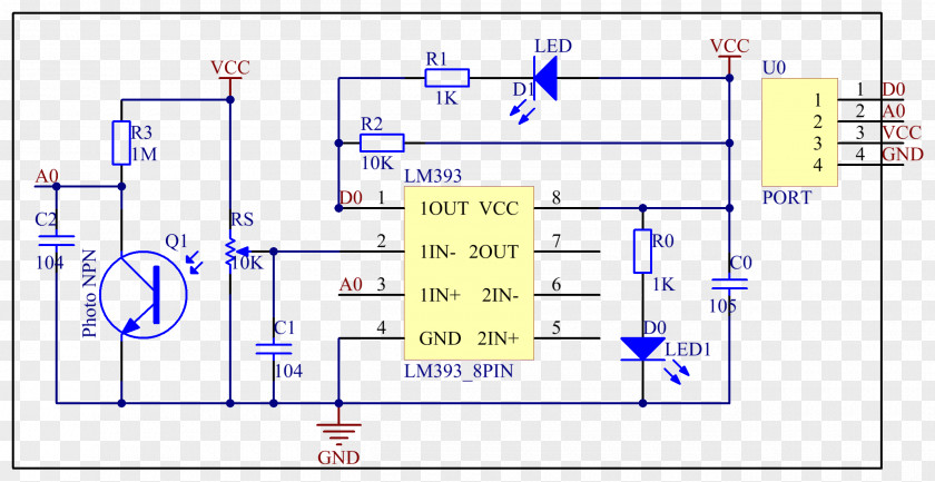 Circuit Diagram Flame Detector Wiring Sensor Electronic PNG