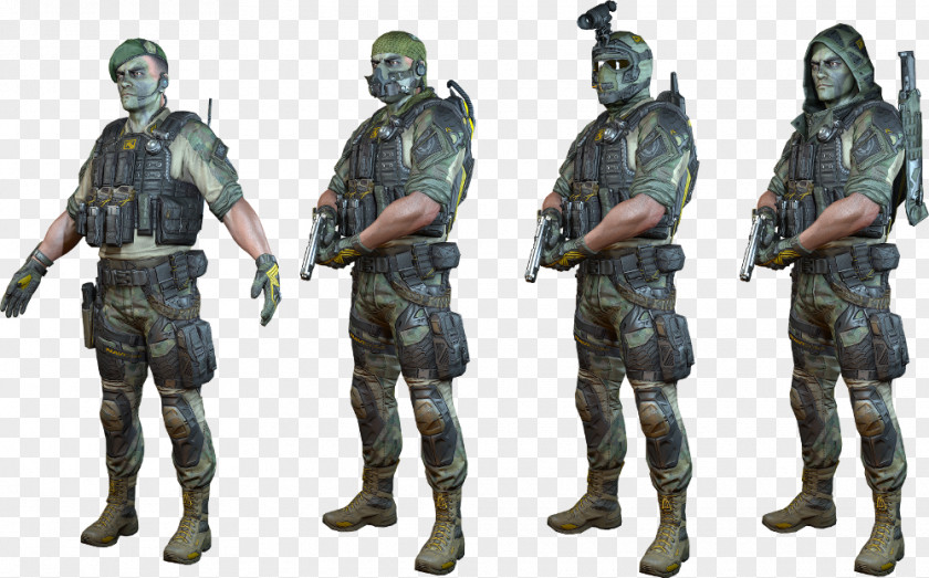 Skin Warface Ghost Squad Video Game Soldier Weapon PNG