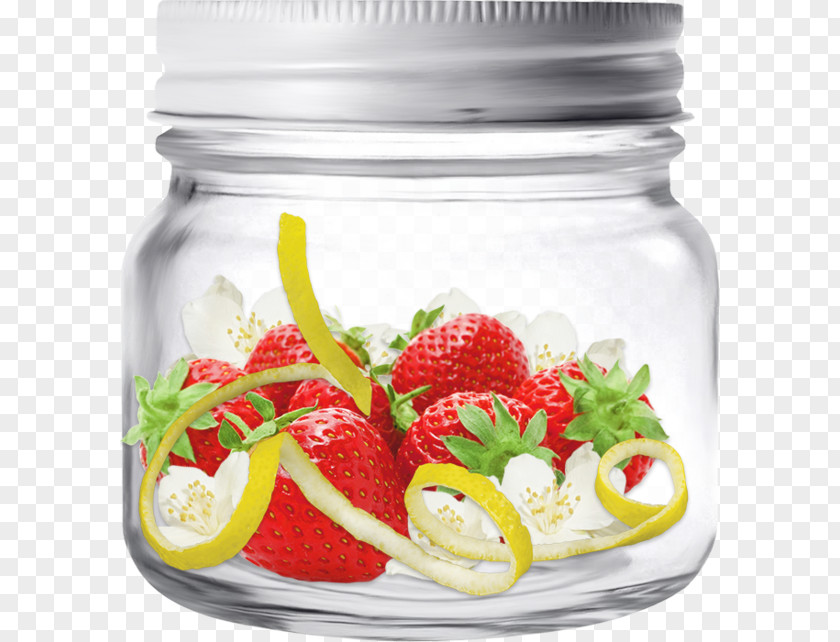Strawberry Bottle Jar Flavor Drawing PNG