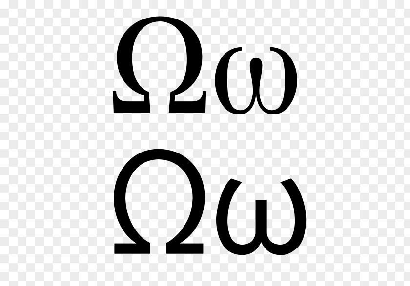 Symbol Omega Greek Alphabet Letter Case PNG
