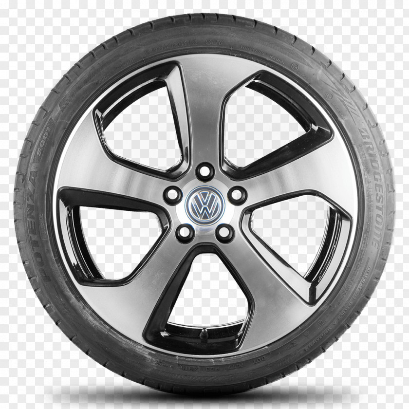 Volkswagen Alloy Wheel Golf Tire GTI PNG