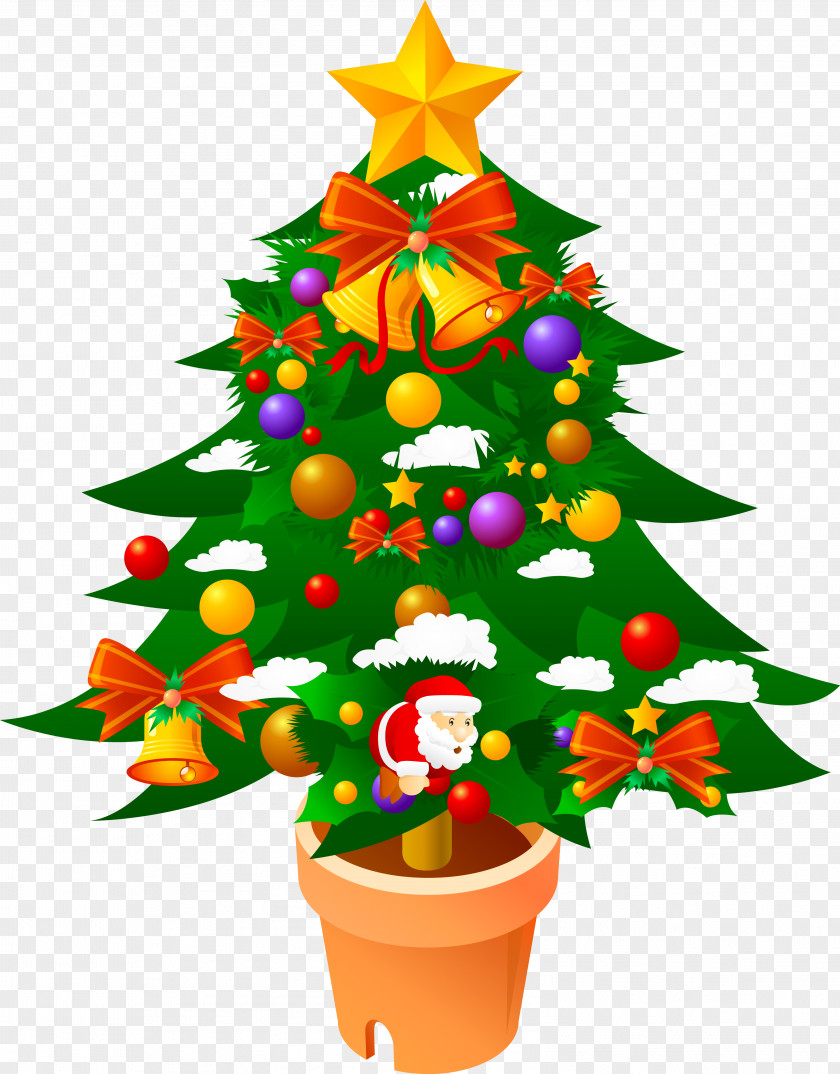 Christmas Candy Tree Ornament Gift Clip Art PNG
