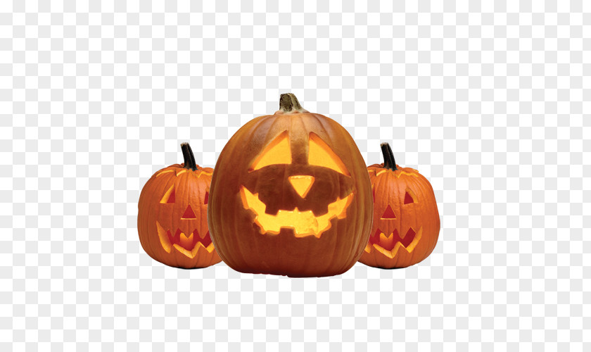 Three Pumpkin Head Calabaza Jack-o'-lantern PNG