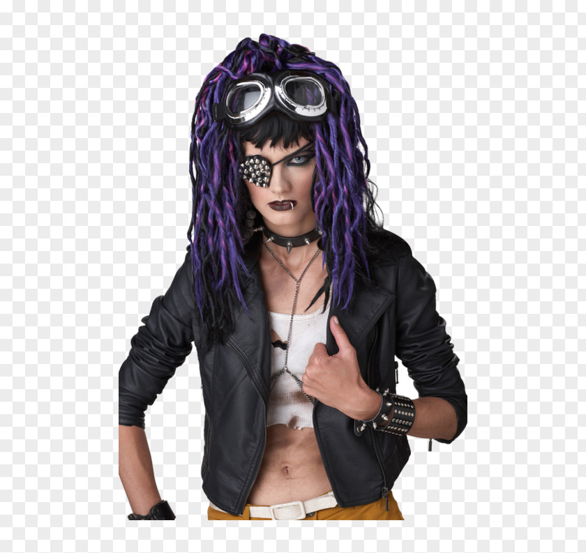 Dreads Halloween Costume Wig Party Clothing Accessories PNG