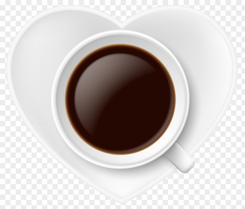 Heart Coffee Cup Vector Clipart Ristretto Espresso Tea PNG