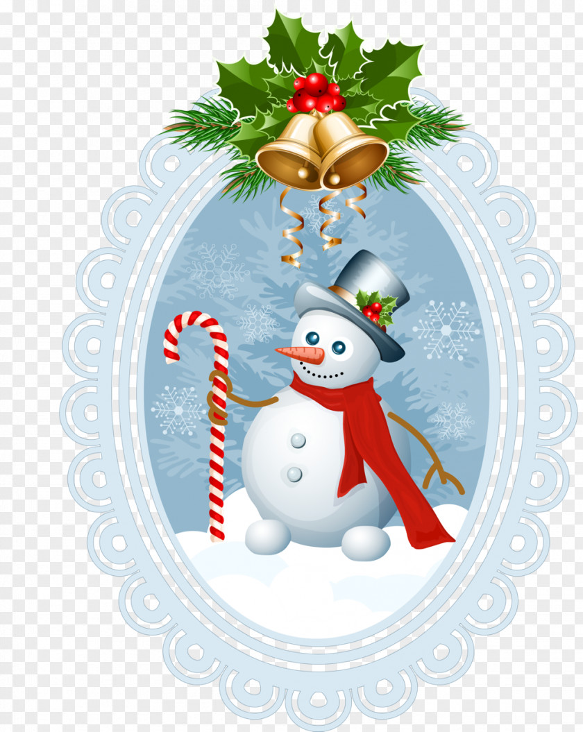 Snowman Santa Claus Christmas Ornament Decoration Clip Art PNG